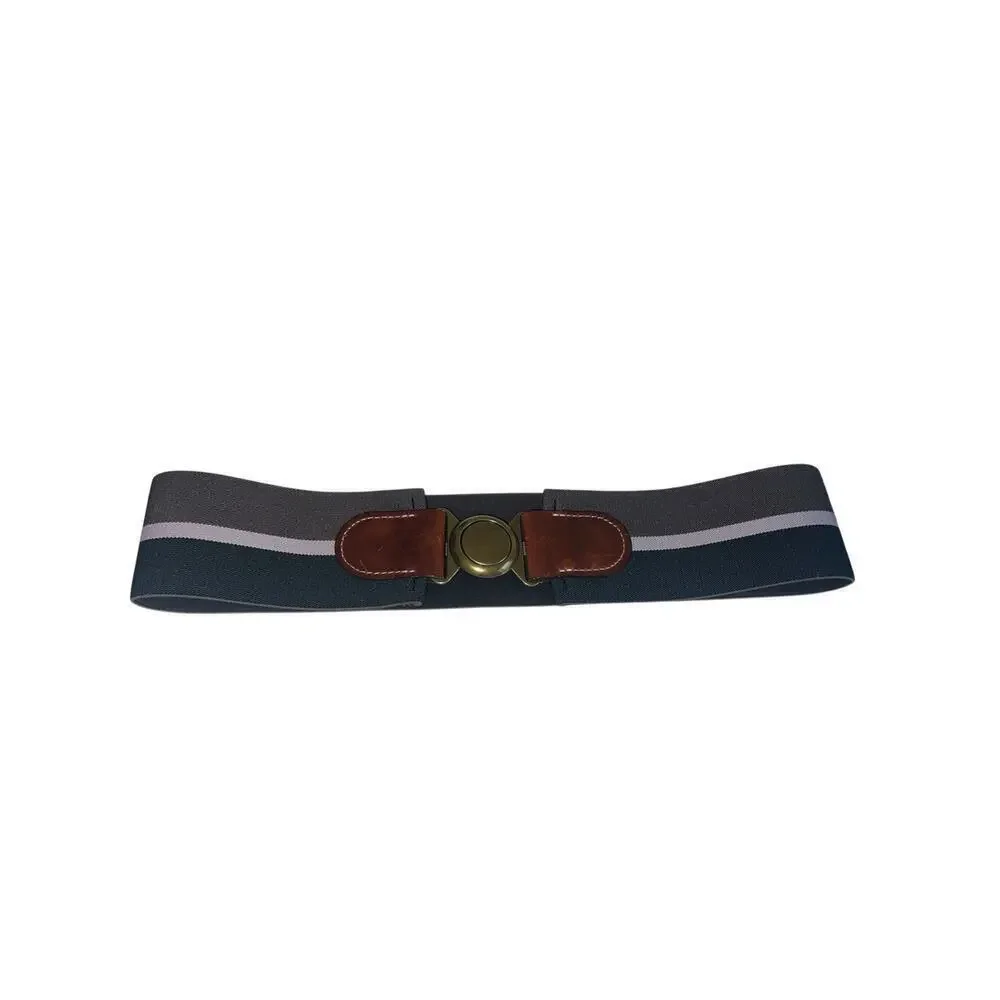 Elastic Belt- Genuine Leather Clasps, MADE IN USA, size XS/S